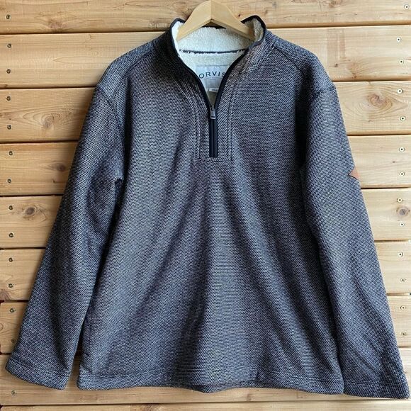Orvis Sherpa Pullover Jacket Size is L - Picture 8 of 8